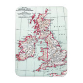 Magnet Flexible MAP : BRITISH ISLES, c1890 (Vertical)
