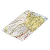 MAGNET FLEXIBLE MAP : CHINE, 1910 (Côté Gauche)