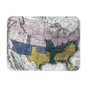 MAGNET FLEXIBLE MAP : CIVIL WAR, 1864 (Horizontal)