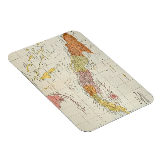 MAGNET FLEXIBLE MAP : CUBA, 1900 (Côté Droit)