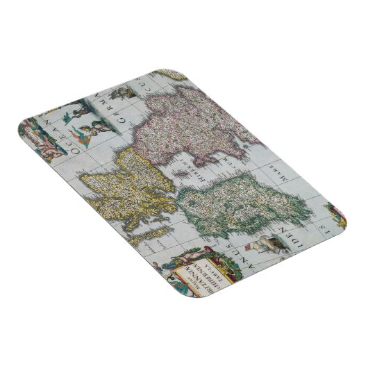 Magnet Flexible Map of Britain | 1631 (Côté Droit)