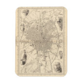 Magnet Flexible Map of Dublin, Irlande (Vertical)