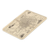 Magnet Flexible Map of Dublin, Irlande (Côté Gauche)