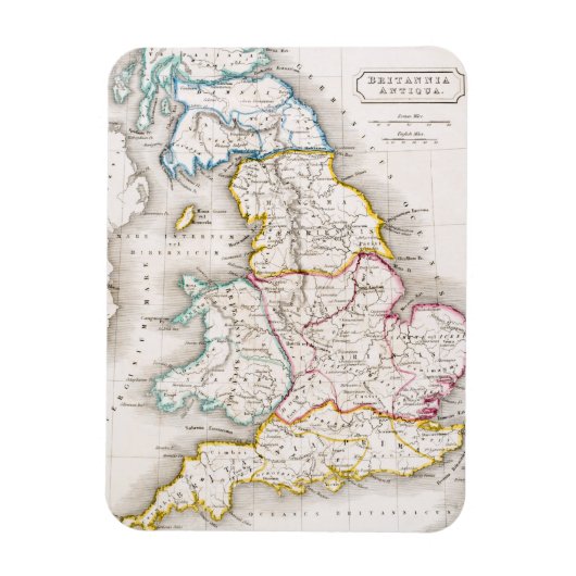 Magnet Flexible Map of England Britannia Antiqua (Vertical)