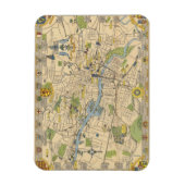 Magnet Flexible Map of Glasgow, Angleterre (Vertical)