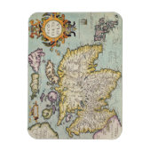 Magnet Flexible Map of Scotland | Écosse militaire (Vertical)