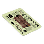 Magnet Flexible Map of South Dakota National Parks (Côté Droit)