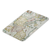 Magnet Flexible Map of the Empire of Charlemagne (Côté Gauche)
