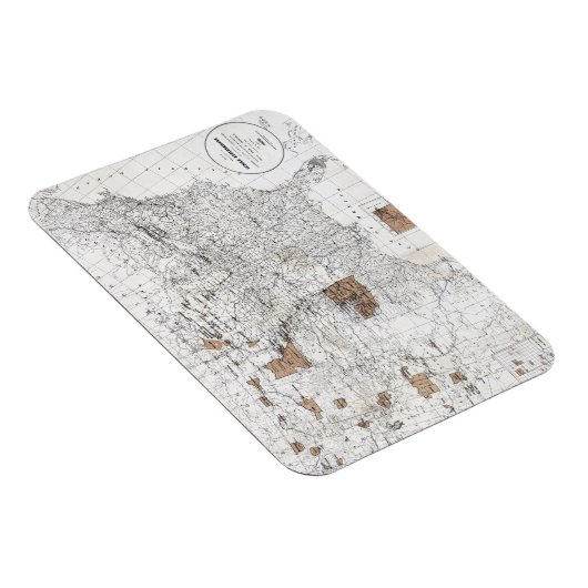 MAGNET FLEXIBLE MAP : RÉSERVATION, 1888 (Côté Droit)