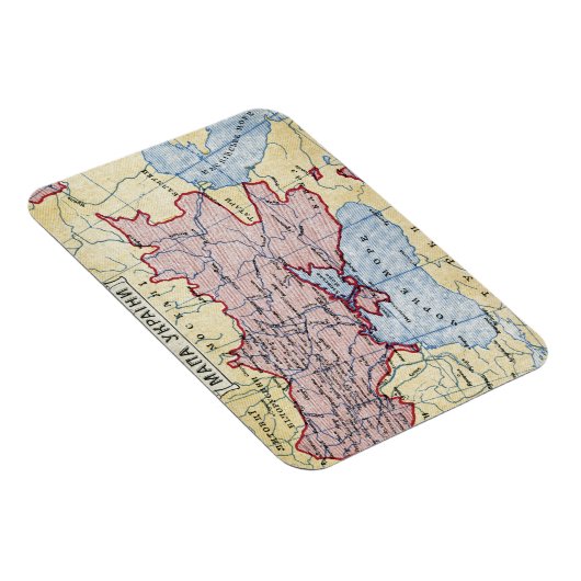 Magnet Flexible MAP : UKRAINE, c1906 (Côté Droit)