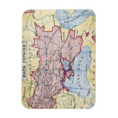 Magnet Flexible MAP : UKRAINE, c1906 (Vertical)