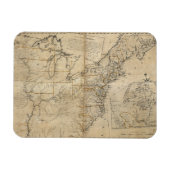 MAGNET FLEXIBLE MAP : USA, 1783 (Horizontal)