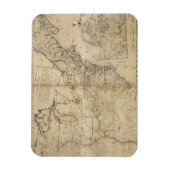 MAGNET FLEXIBLE MAP : USA, 1783 (Vertical)