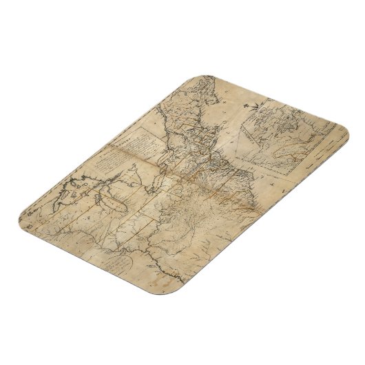 MAGNET FLEXIBLE MAP : USA, 1783 (Côté Gauche)