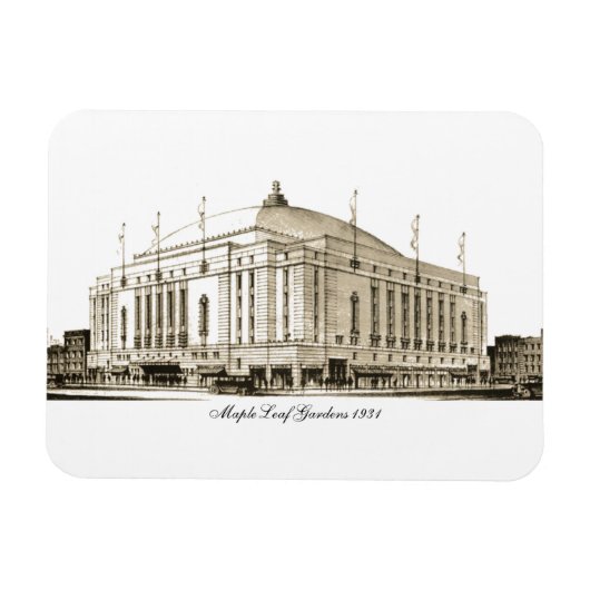 Magnet Flexible Maple Leaf Gardens 1931 (Horizontal)