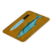 Magnet Flexible Maquereau sur la planche à découper Aimant flexibl (Côté Gauche)