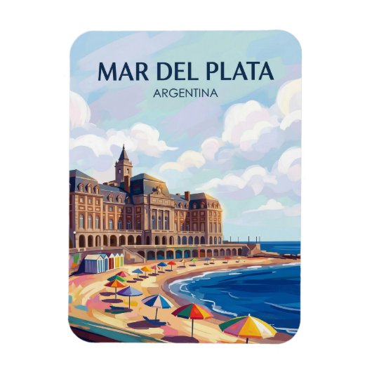 Magnet Flexible Mar del Plata Argentine (Vertical)