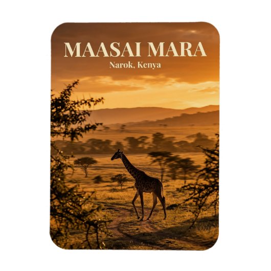 Magnet Flexible Mara Masaï, Narok, comté de Narok (Vertical)