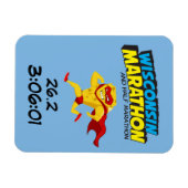 Magnet Flexible Marathon du Wisconsin après le marathon (Horizontal)