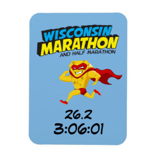 Magnet Flexible Marathon du Wisconsin après le marathon