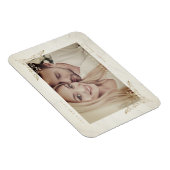 Magnet Flexible Marble Chic Golden Lace Romantique Couple Mariage (Côté Droit)