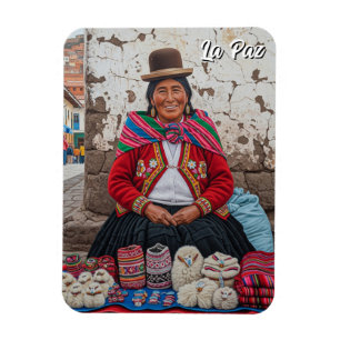 Magnet Flexible Marché à La Paz Bolivie Voyage