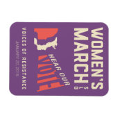 Magnet Flexible Marche des femmes SLO 2018 Janvier (Horizontal)