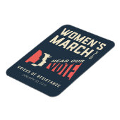 Magnet Flexible Marche des femmes SLO Janvier (Côté Gauche)