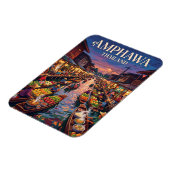 Magnet Flexible Marché flottant d'Amphawa Thaïlande (Côté Gauche)