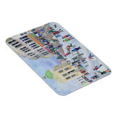 Magnet Flexible Marché Jew Street Penzance (Côté Droit)