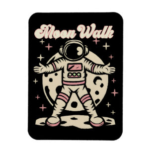 Magnet Flexible Marche lunaire astronaute