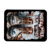 Magnet Flexible Marcher à un kilomètre dans mes chaussures - Inspi (Horizontal)