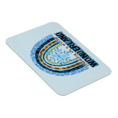 Magnet Flexible Marcher dans une Wonderland d'hiver | Blue Rainbow (Côté Droit)