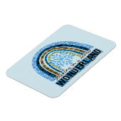 Magnet Flexible Marcher dans une Wonderland d'hiver | Blue Rainbow (Côté Gauche)