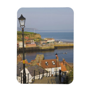 Magnet Flexible Marches menant au port, Whitby, Nord
