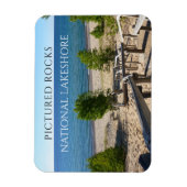 Magnet Flexible Marches vers la plage de Twelvemile, Pictures Rock (Vertical)