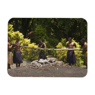 Magnet Flexible Marcheurs de feu, Centre culturel polynésien, Viti