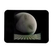 Magnet Flexible MarCO CubeSat Alien Mars Adieu (Horizontal)