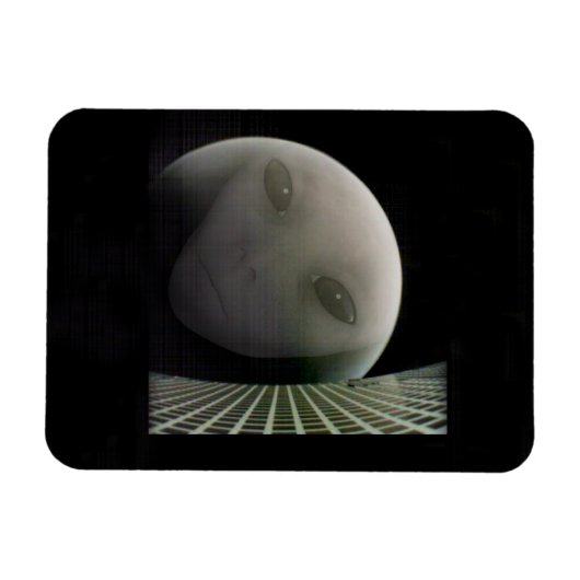 Magnet Flexible MarCO CubeSat Alien Mars Adieu (Horizontal)