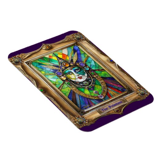 Magnet Flexible Mardi Gras Realm Portraits - La Prêtre (Côté Droit)