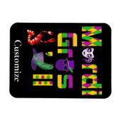 Magnet Flexible Mardi Gras Y'all Thunder_Cove (Horizontal)