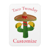 Magnet Flexible Mardi Taco Saguaro Cactus Thunder_Cove (Vertical)