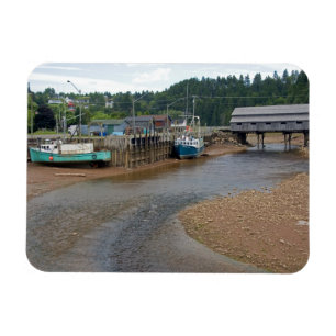 Magnet Flexible Marée basse à la baie de Fundy à St. Martins, Nouv
