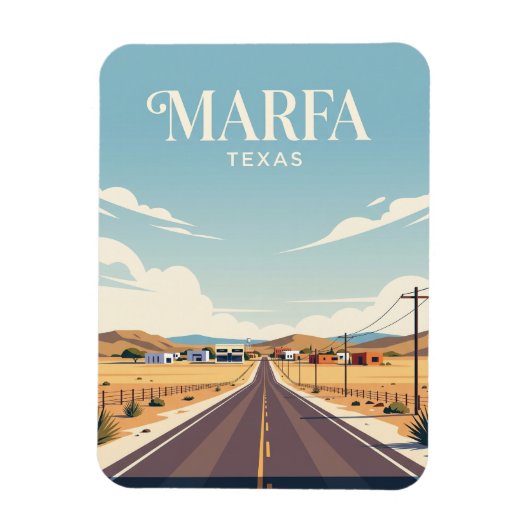Magnet Flexible Marfa États-Unis (Vertical)