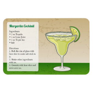 Magnet Flexible Margarita Cocktail Recette
