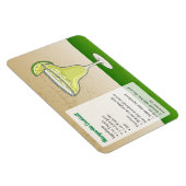 Magnet Flexible Margarita Cocktail Recette (Côté Droit)