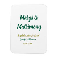 Margs et mariage ajoutent le nom de la date de la