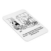 Magnet Flexible Mari faisant la vaisselle (Côté Droit)