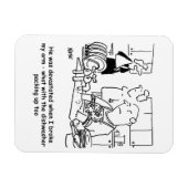 Magnet Flexible Mari faisant la vaisselle (Horizontal)