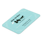 Magnet Flexible Mariage à conte équitable Sauvegarder la date Magn (Côté Gauche)